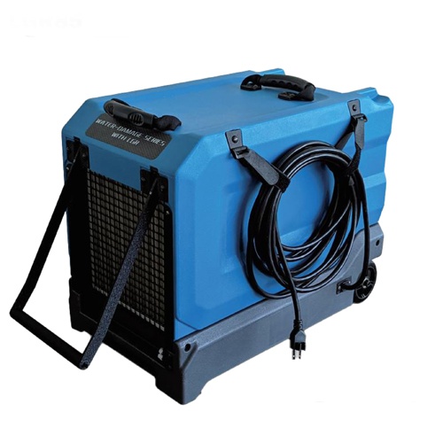 Water damage restoration dehumidifier